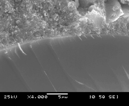 фибра в бетоне под микроскопом