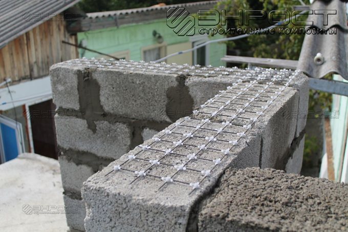 Композитная кладочная сетка "ROCKMESH"