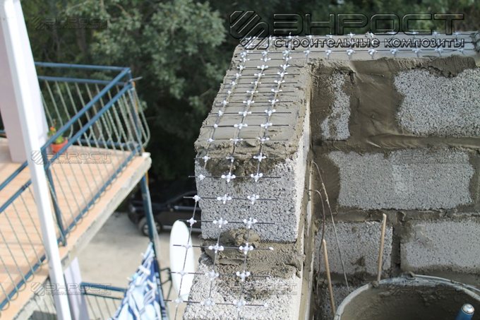 Композитная кладочная сетка "ROCKMESH"