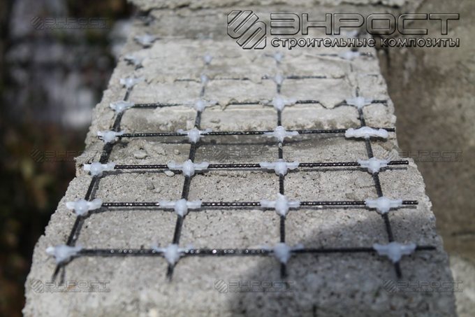 Композитная кладочная сетка "ROCKMESH"