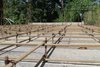 Стеклопластиковая арматура в перекрытиях и колоннах частного дома. П. Небуг, Туапсинский район