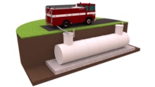 пожарные полипропиленовые резервуары